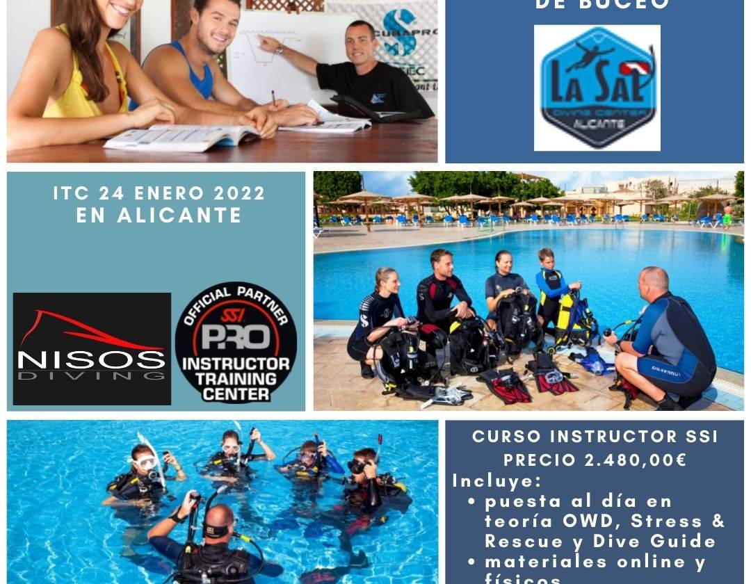 Curso Open Water Instructor SSI ITC en Alicante